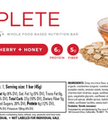 Juice Plus+ Complete Tart Cherry and Honey Bars label